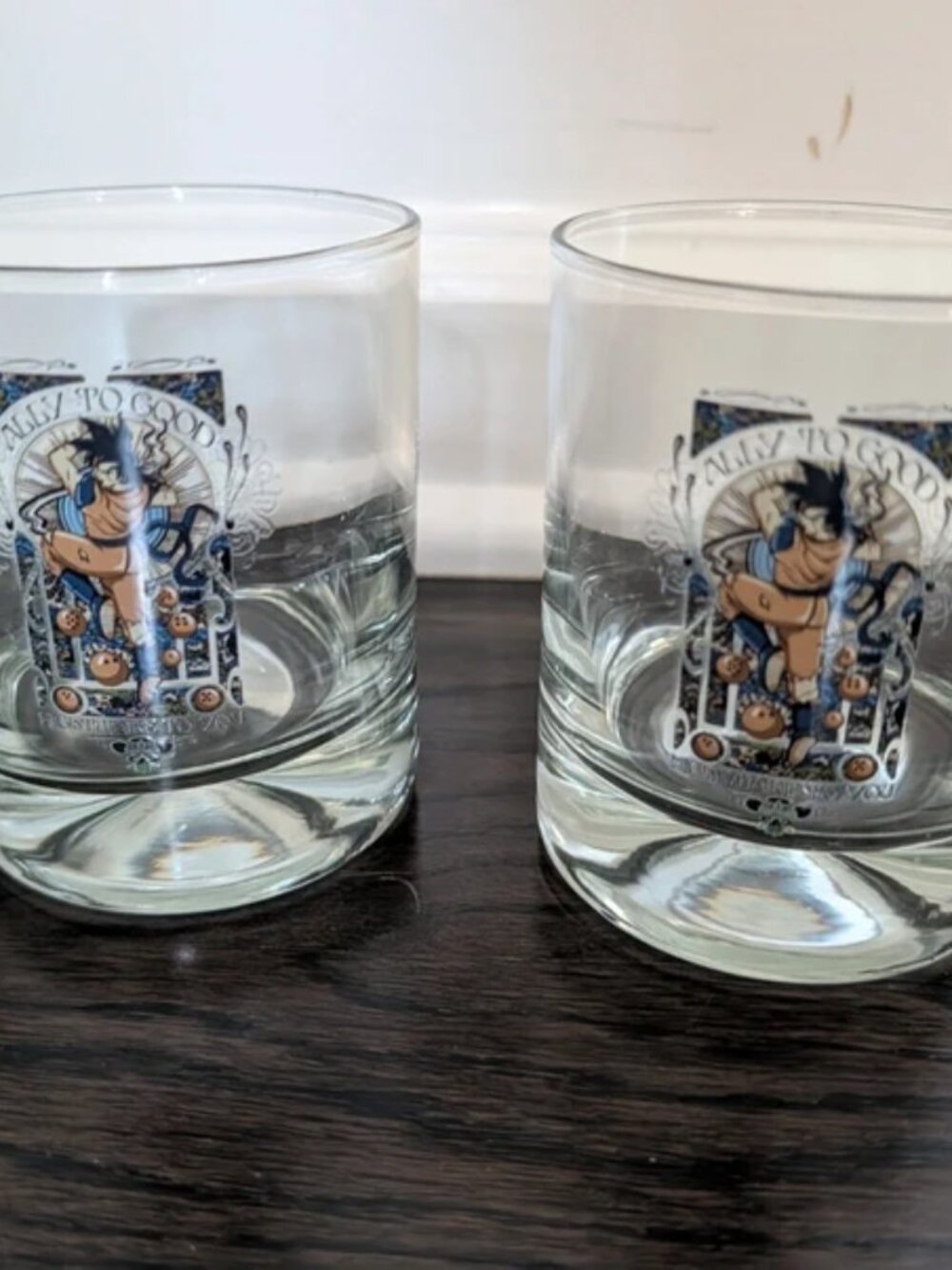 Goku dragon ball z whiskey rocks glass set DBZ anime barware